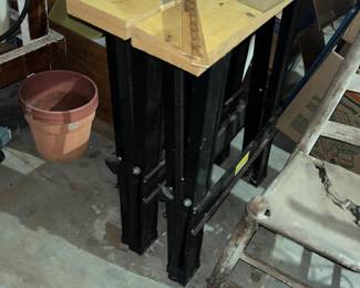Pair sawhorses