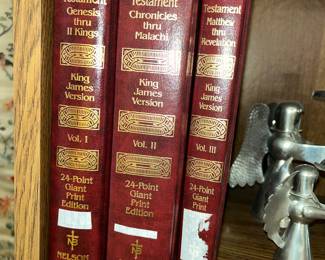 Nelson giant print Bible set