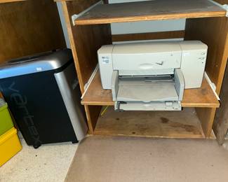 HP Deskjet printer & a shredder