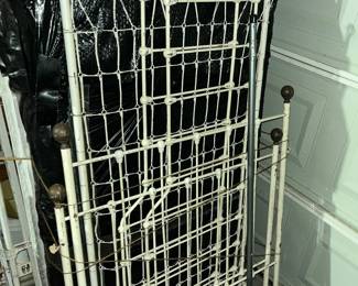 Antique iron baby crib