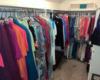 Huge walk-in closet - FULL!