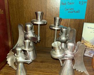 Set of BANKA angel candleholders
