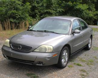 2004 Mercury Sabre LS 144,920 miles showing VIN# 1MEFM55S64A617052