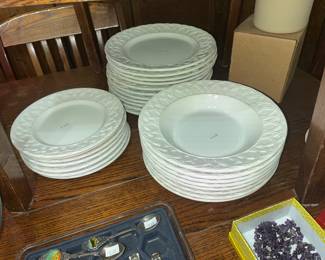 Italian stoneware plates