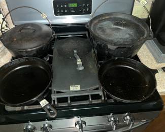 GREAT CAST IRON COOKWARE