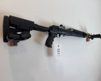  Ruger mini 14, w/ folding collapsible stock, Comes with 7-magazines total. 3-20 round Ruger steel magazines. 2- 20 round ProMag steel magaziones. 1-20 round steel magazine. 1-30 round steel magazine.