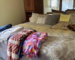 bed and throws