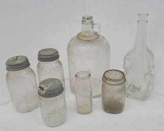 Antique Bottles and Mason Jars