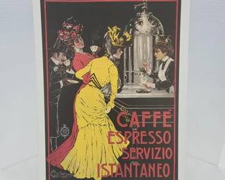Caffe Espresso Servizio on Foam Board