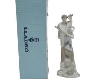LLADRO' Brillo Pastor C / . Cabra 11" Figure