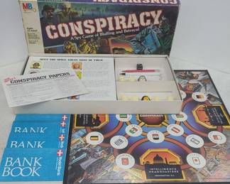 Conspiracy 1982 Milton Bradley Board Game