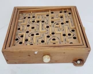 Vintage Labyrinth Marble Run Maze Toy