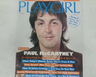 Playgirl June 1982 Paul McCartney Magazine