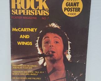 Penthouse Rock Superstars 1975 Paul McCartney Mag