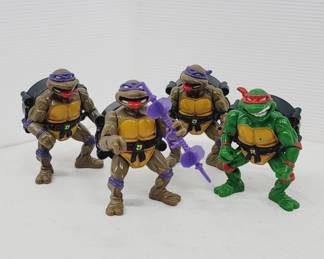 1991 TMNT Talkin' Action Figures