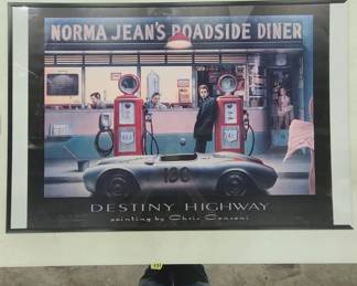 Framed Destiny Highway Print Poster