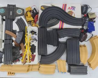 Slot Car Track Lot Tyco & Aurora AFX