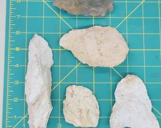 Indian Tool Arrowhead Fragments