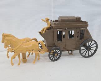 Processed Plastic Stage Coach Toy