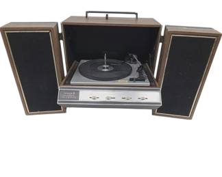 Zenith Stereophonic Portable Record Player Working