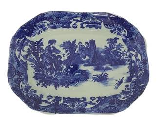 Victoria Ware Ironstone Flow Blue Platter