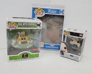 Funko Pop Figures w/ Protectors