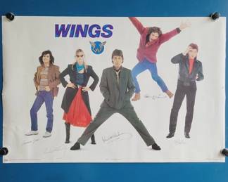 Paul McCartney & Wings 1979 Poster