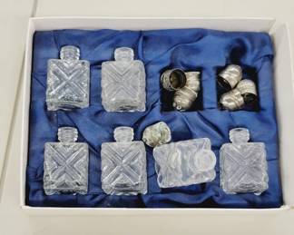 Crystal by Leonard Pepper Shakers Small