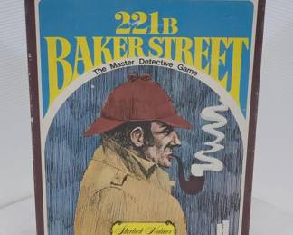 221B Baker Street Detective Board Game 1977