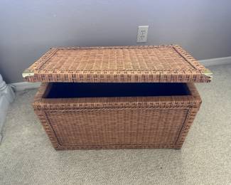 Wicker Storage Chest 