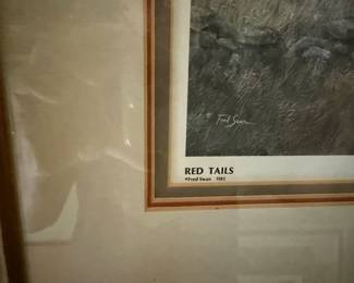 print by Fred Swan signed