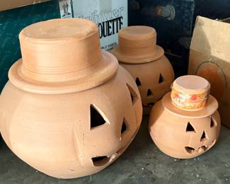Ceramic jack o lanterns