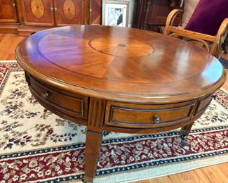 Coffee table with drawers