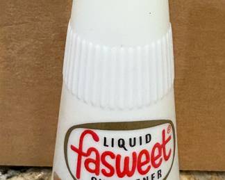 1960s Fasweet plastic bottle