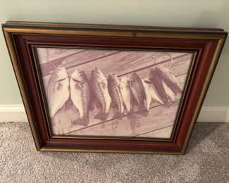 FRAMED PHOTO OF FISH