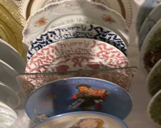 PLATES - NORMAN ROCKWELL, XMAS & BREAD