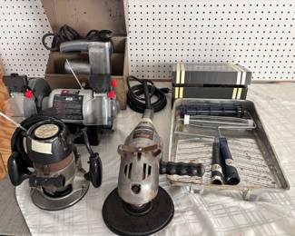CORDED HAND TOOLS - SAW, ROUTER, BUFFER & BENCH GRINDER