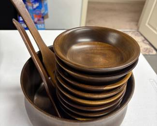 WOODEN BOWL SET