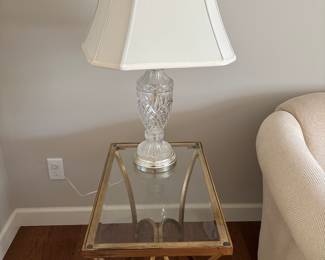 2ND LAMP TABLE & LAMP