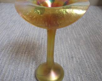 Lundberg Studios 1997 jack in the pulpit vase