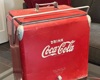 ANTIQUE COCA COLA COOLER