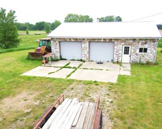 Garage on 2.79 Peaceful Acres in Ravenna, MI