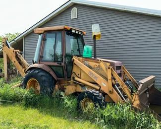 Case Construction King 580K Loader Backhoe, 4x4