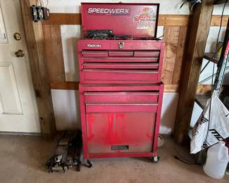 Stack On Tool Box with Tools