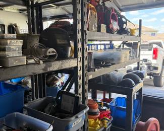 These metal shelving are great long lasting for garage! Last day!