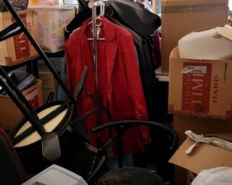 Lots of leather clothes