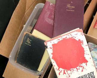 Lots of vintage books!