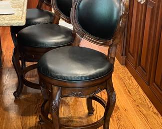 PRESALE Set of 3 counter height barstools. Hillsdale Furniture, Louisville KY. 39h overall, 19w, swivel