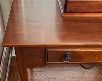 Bob Timberlake Cherry writing desk – 1 drawer 38w x 21d x 30h