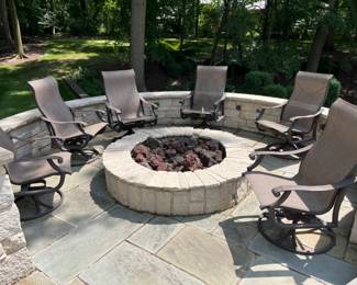 PRESALE Tropitone 6 swivel high back rockers – 20w x 25d x 41.5h
